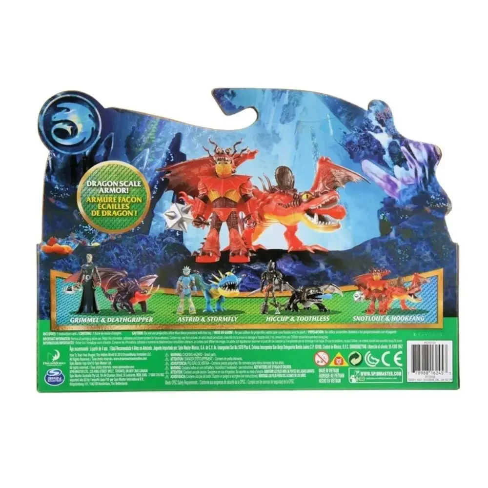 SNOTLOUT & HOOKFANG How to Train Your Dragon Hidden World Action Figure Set RARE